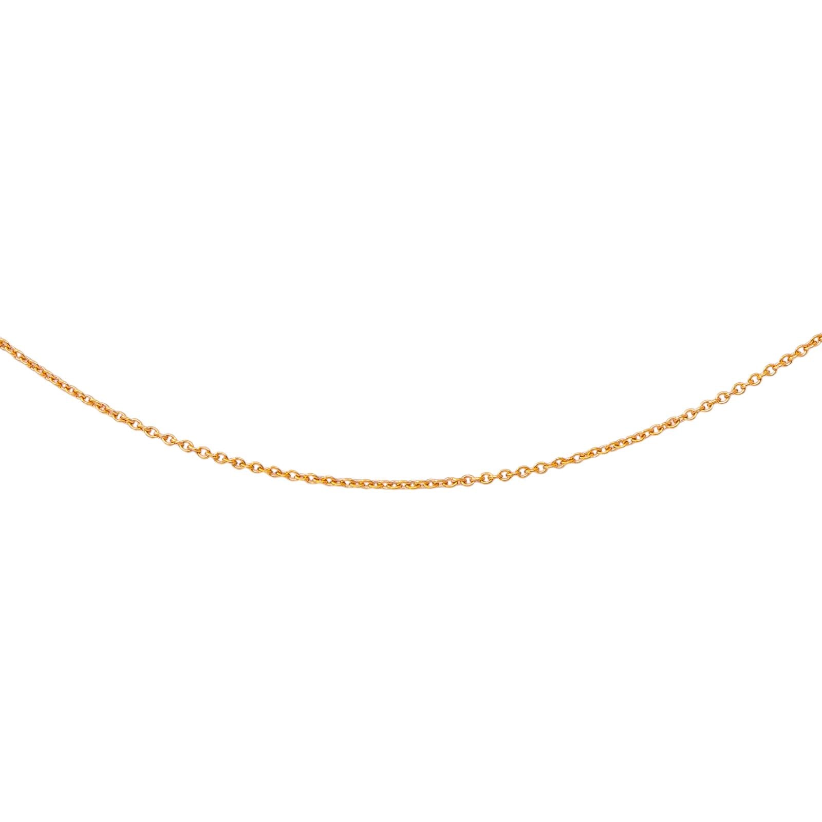 Dinh Van Collier Maille Forçat  Or rose
