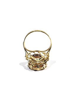 Bague or jaune Dos Pesos
