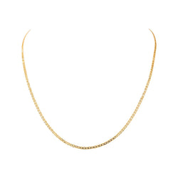 Collier  Maille marine  Or jaune