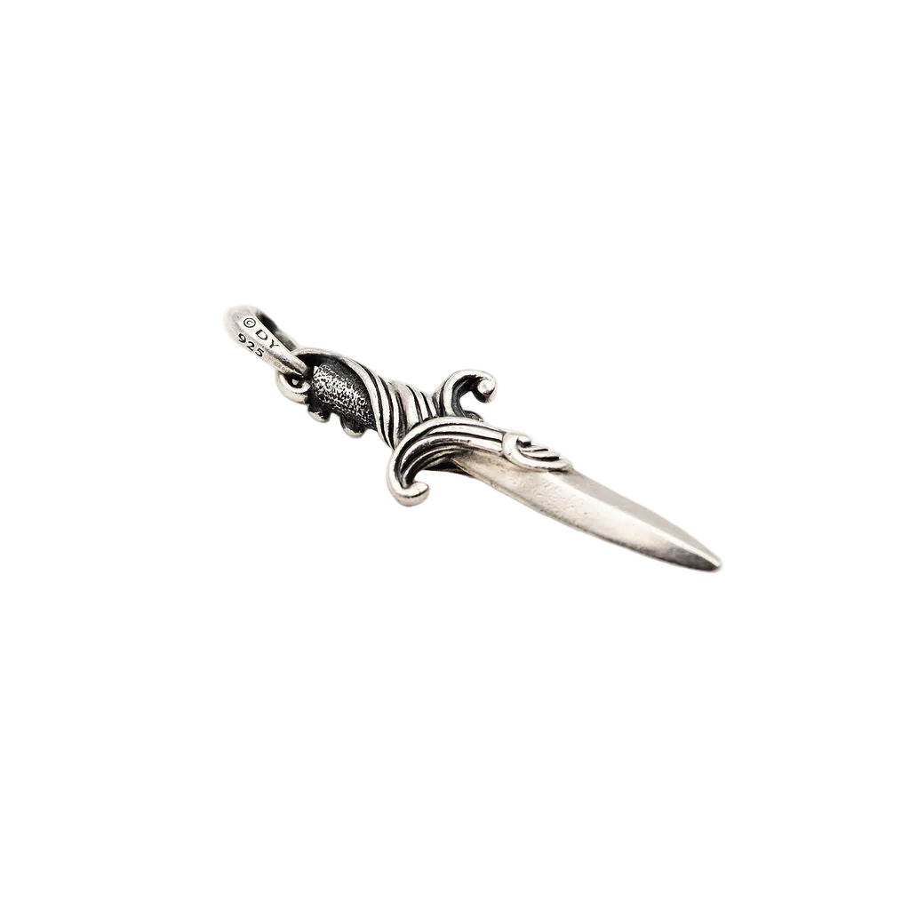 Pendentif DAVID YURMAN "Waves Dagger" en argent et diamants