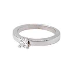 Bague Solitaire  Or blanc Diamant