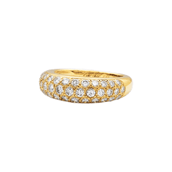 Bague Cartier, "Mimi", or jaune, diamants.