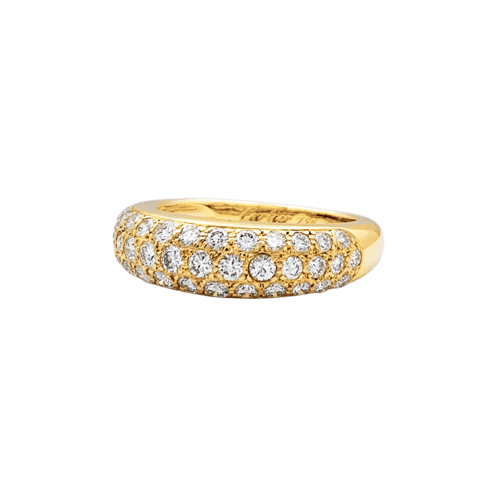 Bague Cartier, "Mimi", or jaune, diamants.