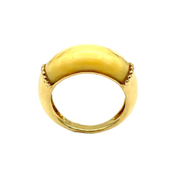 Bague Jonc JEAN ET PIERRE BELLIN en or jaune et ivoire