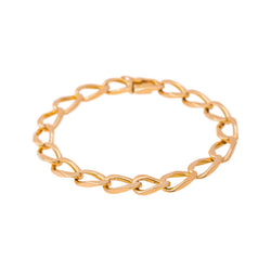 Bracelet Maille Gourmette Or rose