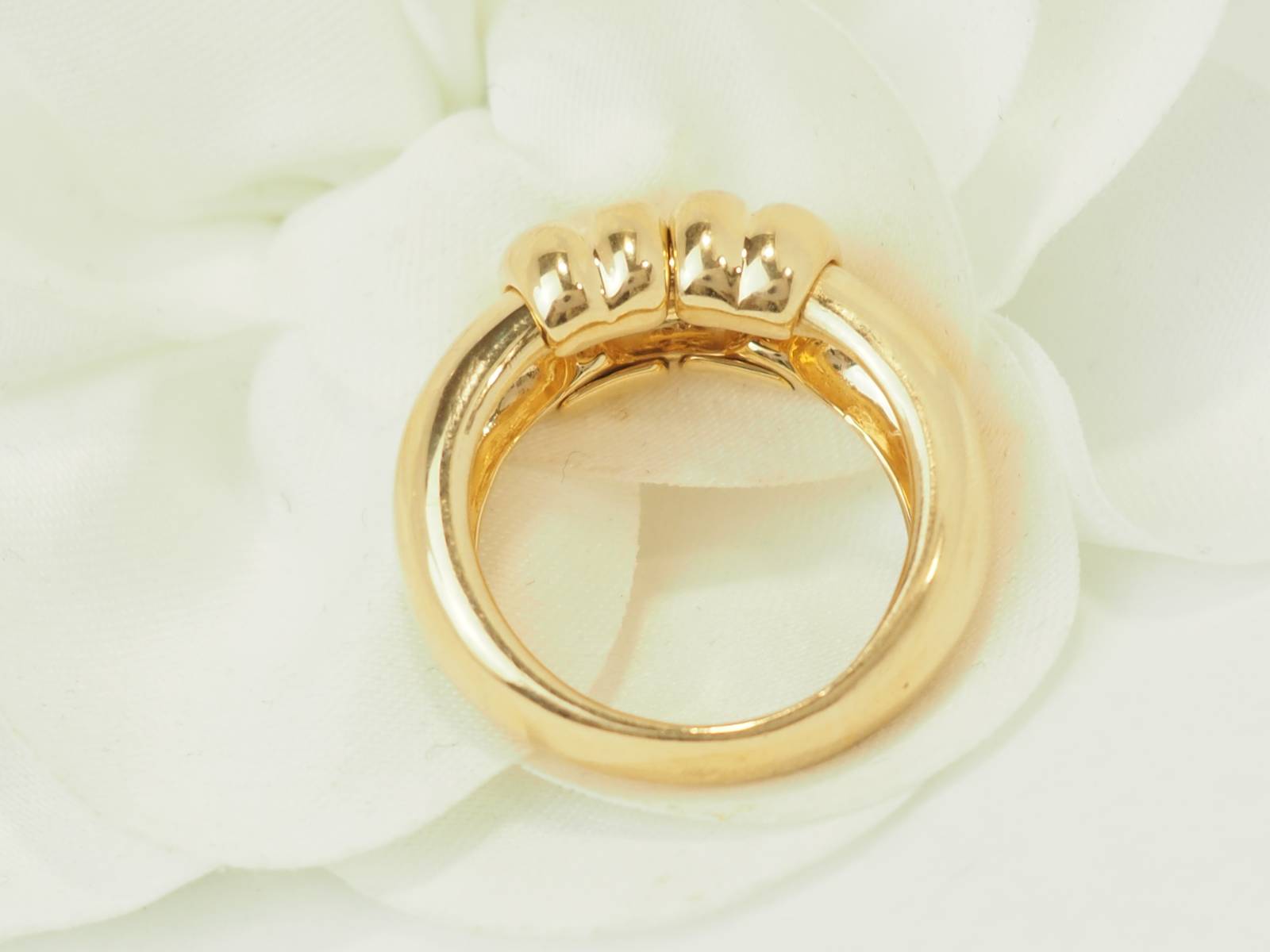 Bague en or jaune et diamant