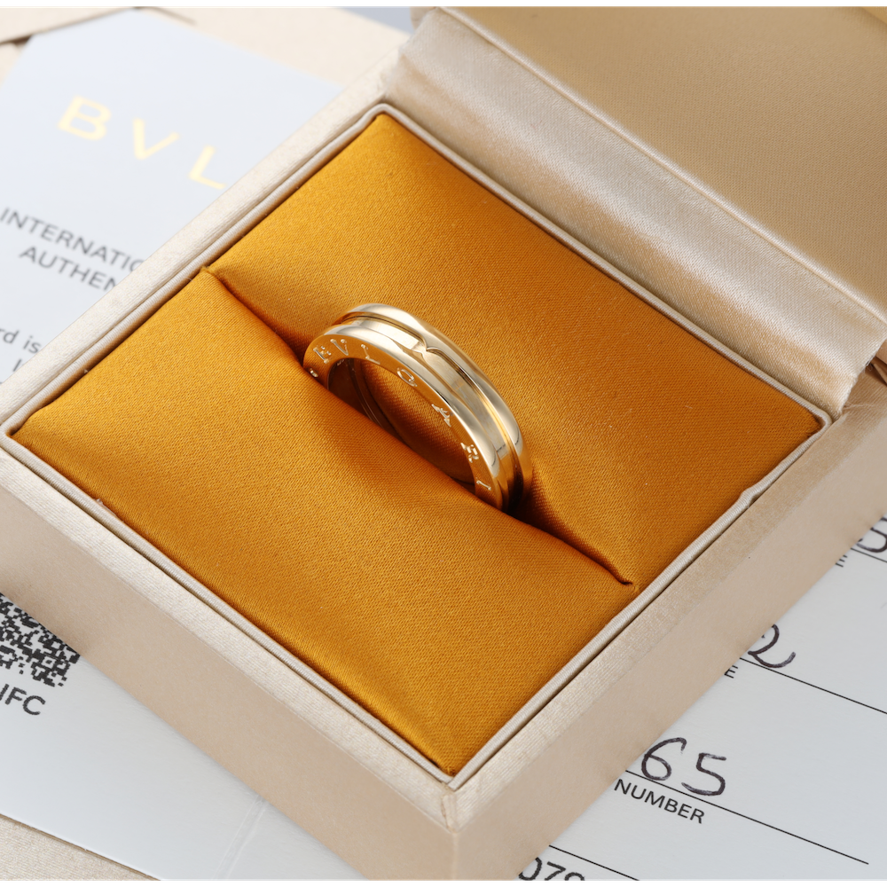 Bague Alliance BULGARI "B.Zéro1" en or jaune