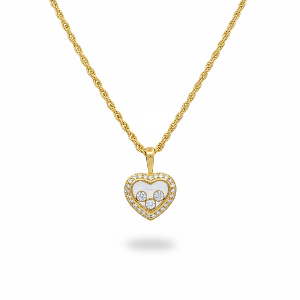 Collier CHOPARD Pendentif Coeur - Happy Diamond