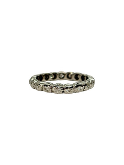 Bague Alliance en or blanc et diamants