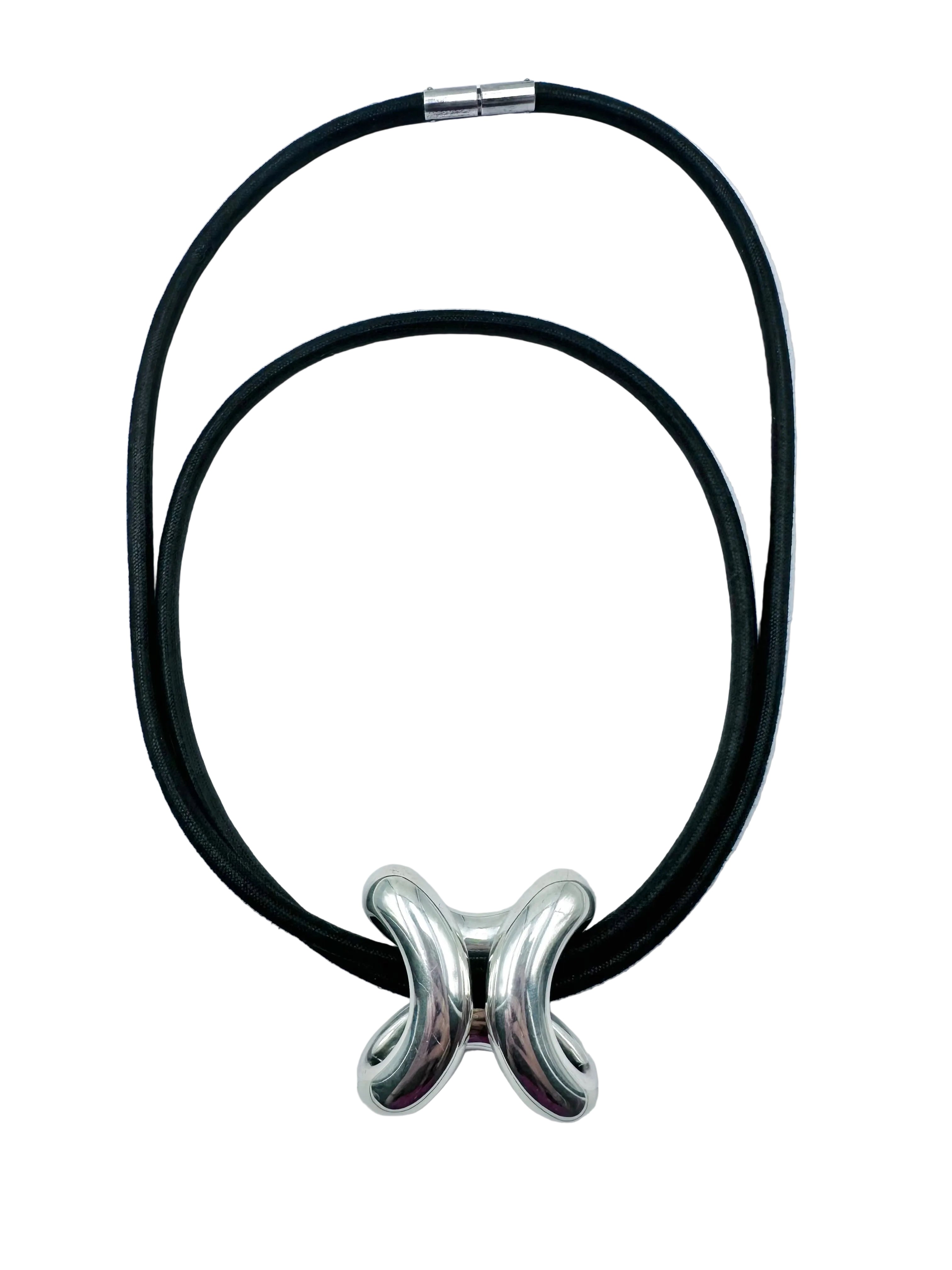Collier Pendentif HERMÈS Lima en argent