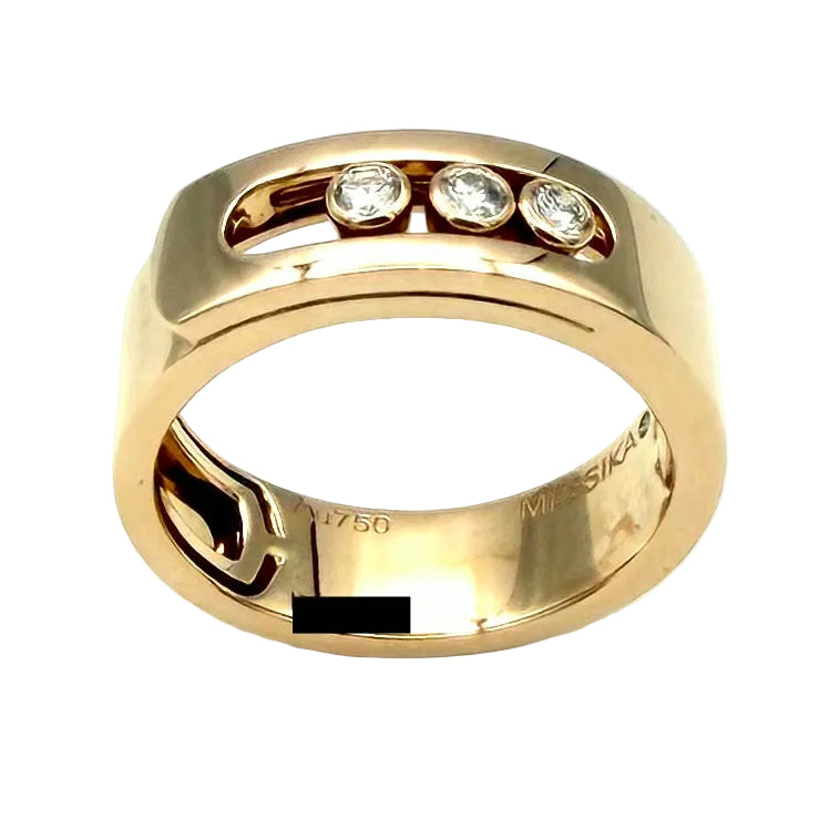 Bague Bandeau MESSIKA "Move Noa" PM en or rose et diamants
