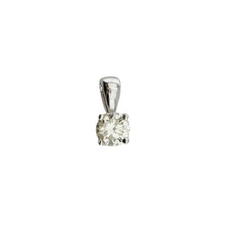 Pendentif en or blanc et diamant