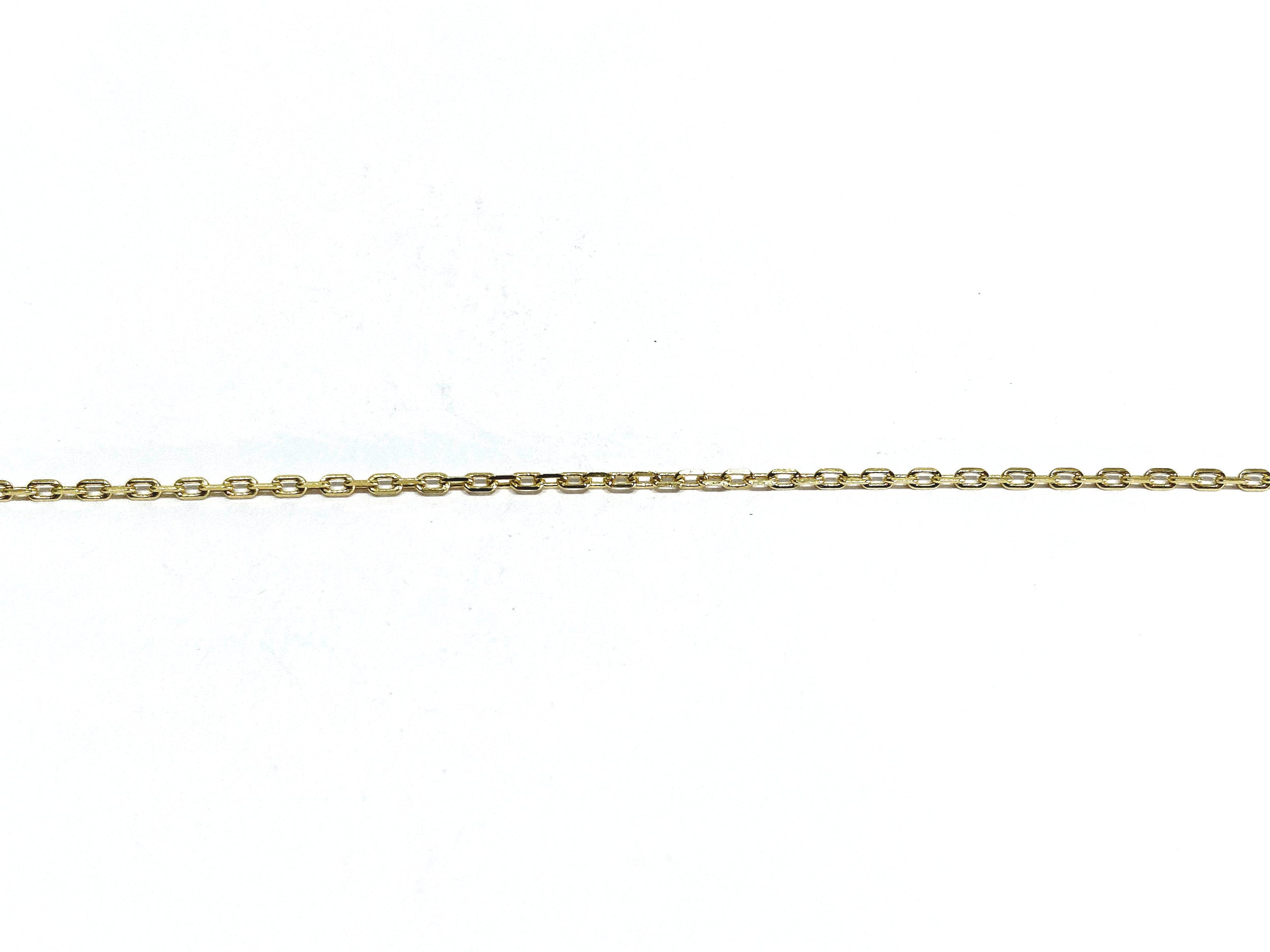 Chaîne en or jaune maille Forçat