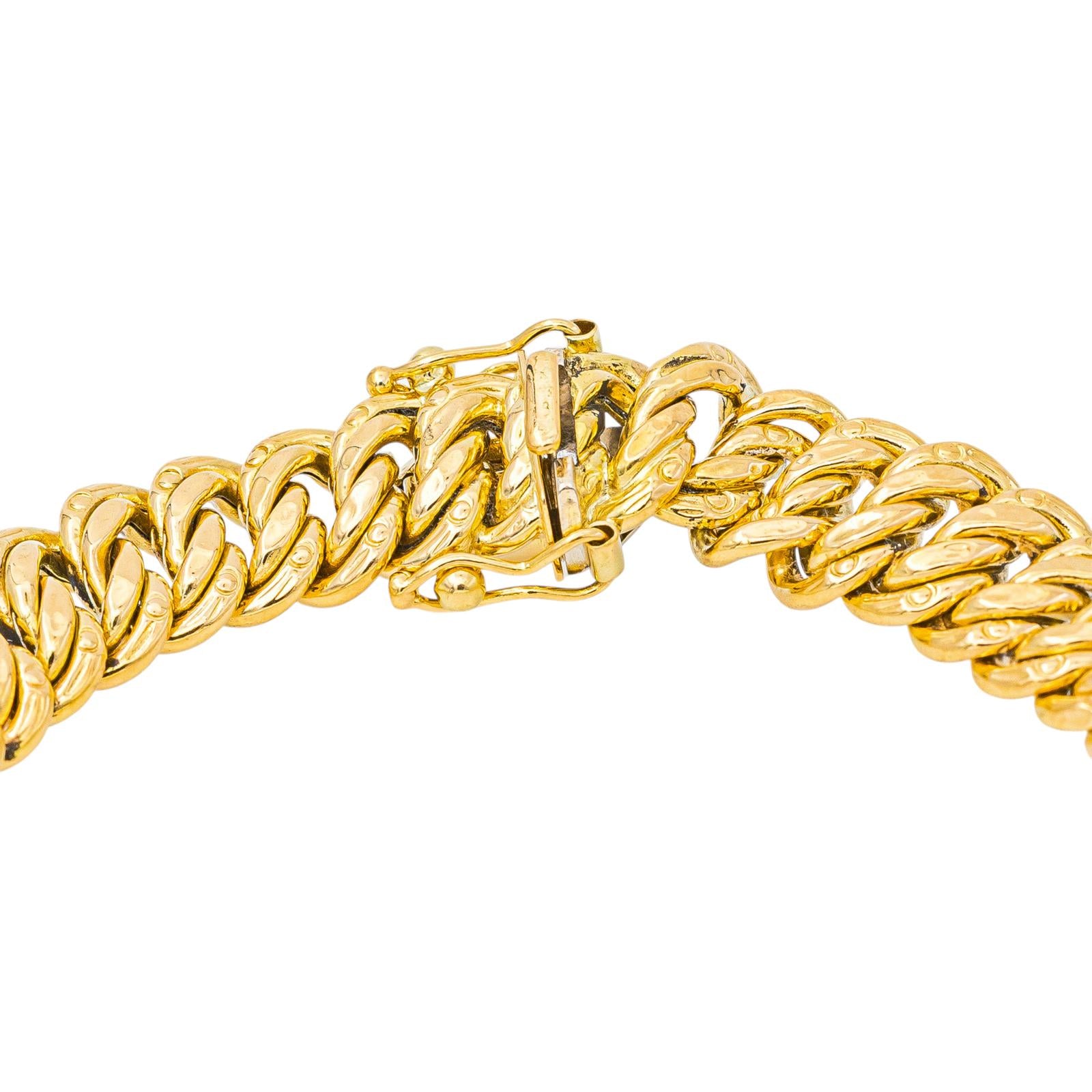 Bracelet Maille américaine Or jaune