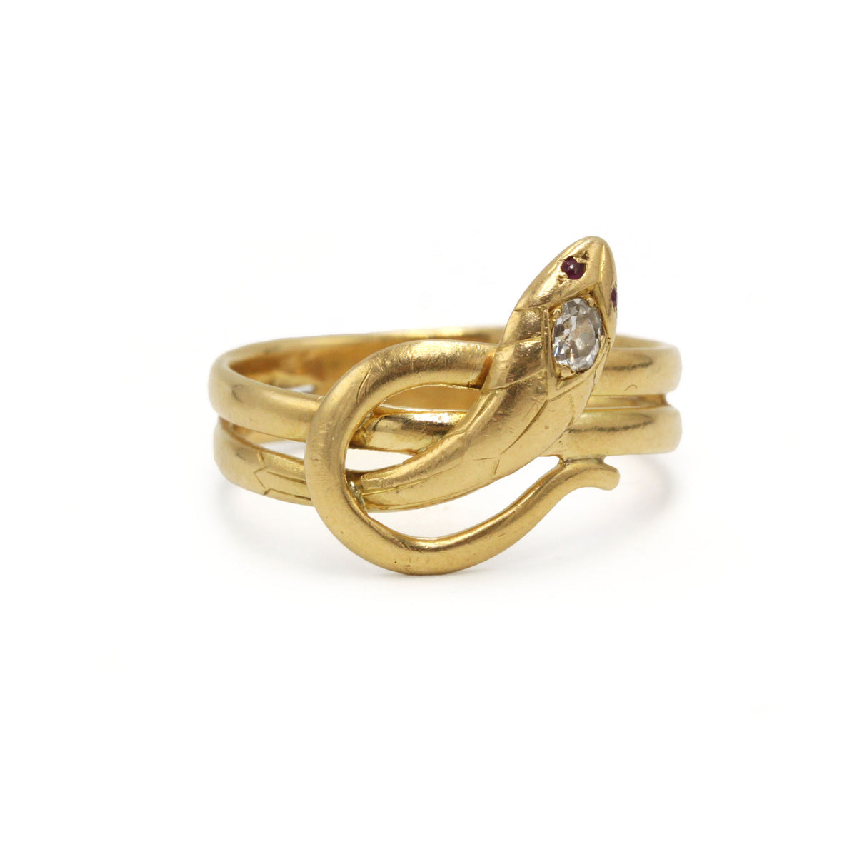 Bague en or jaune et diamant