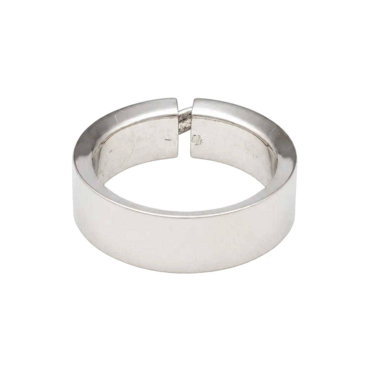 Bague Bandeau CHAUMET Liens en or blanc et diamants