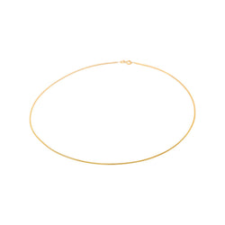 Collier Maille serpentine Or jaune
