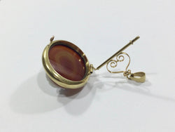 Pendentif Broche Camée Agate