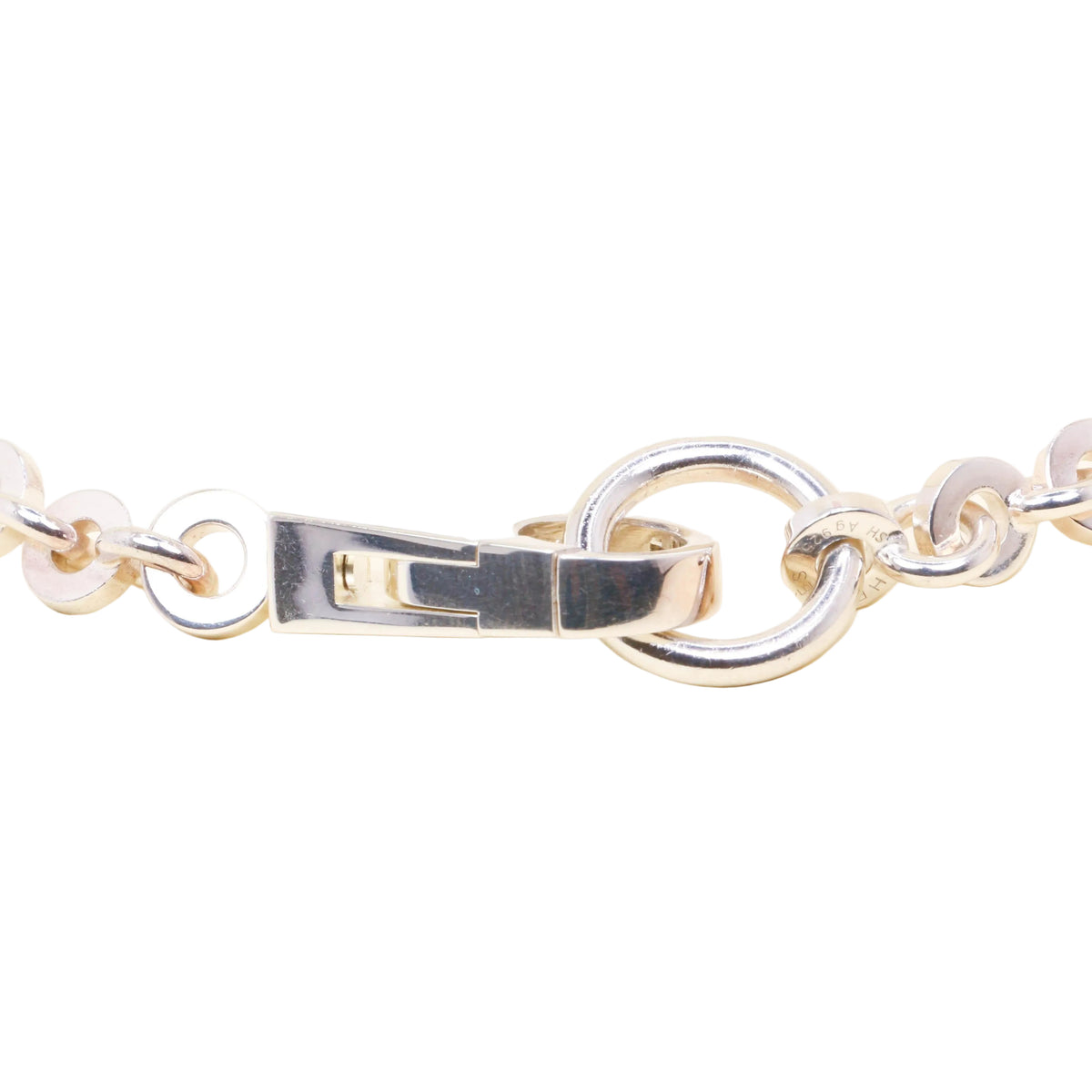 Collier Ras de Cou HERMÈS "Voltige" en argent
