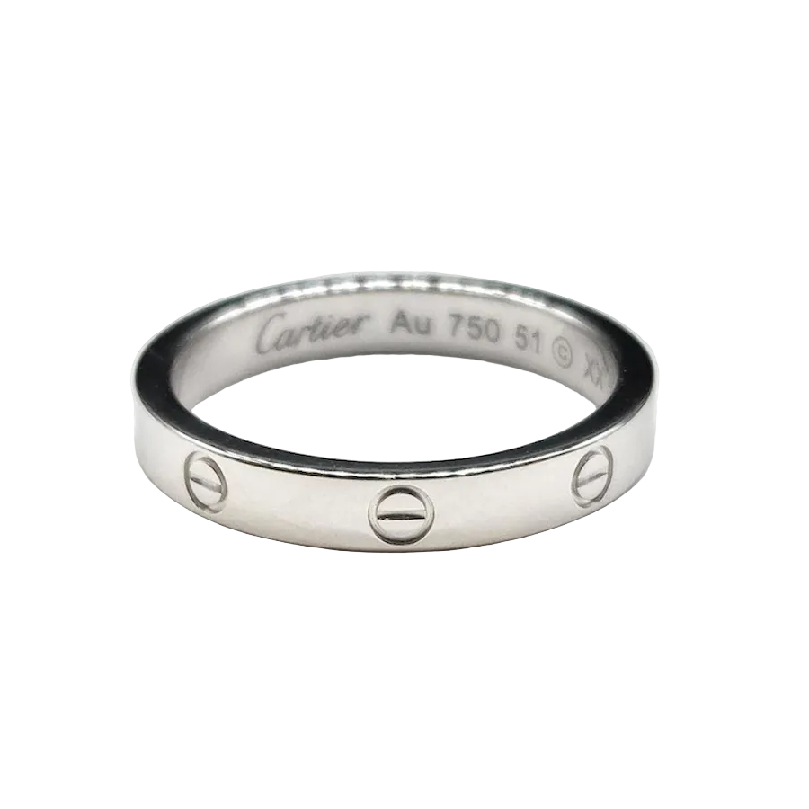 Bague Alliance CARTIER "Love" PM en or blanc