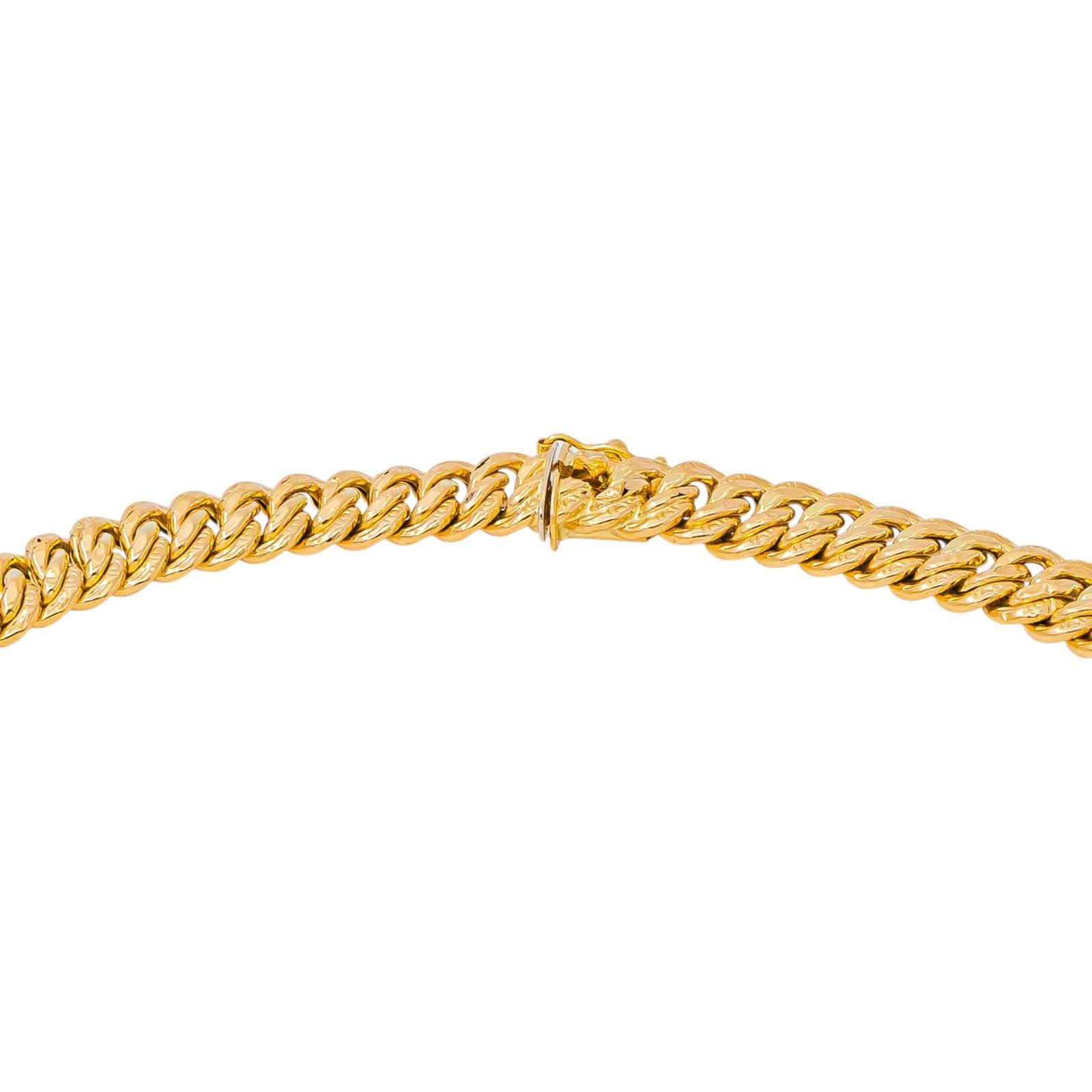 Collier Maille américaine Or jaune