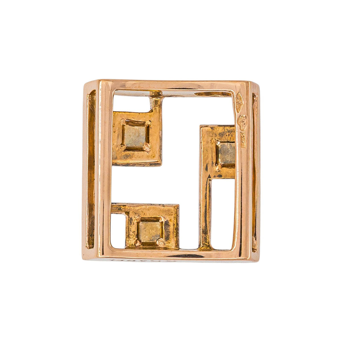 Garel Pendentif  Or rose Diamant