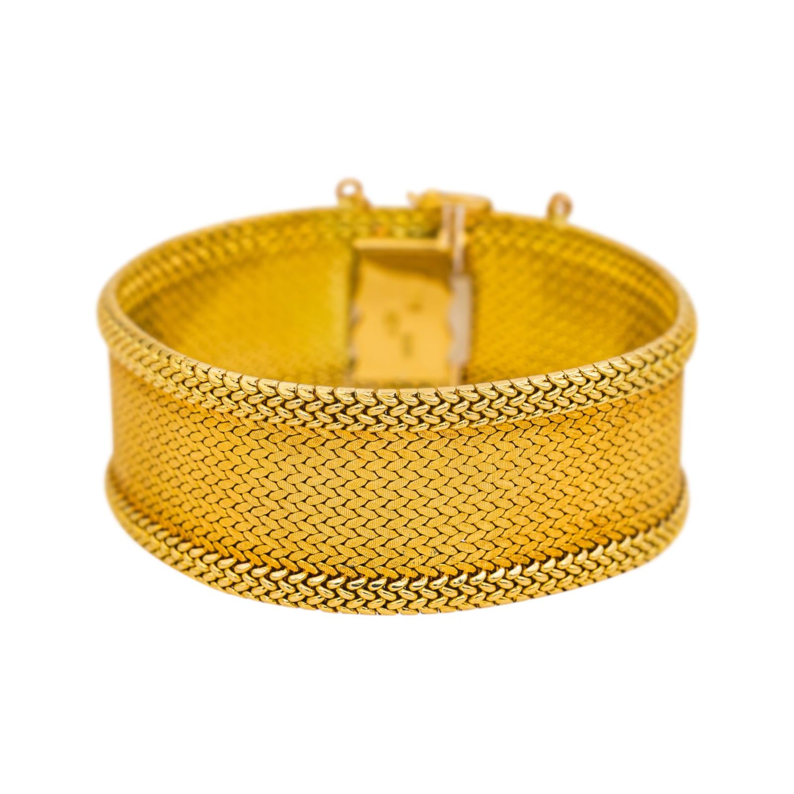 Bracelet Manchette Or jaune