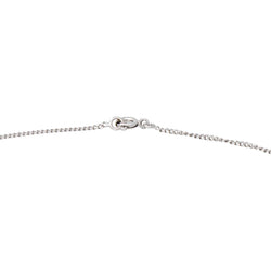 Collier Maille Gourmette Or blanc