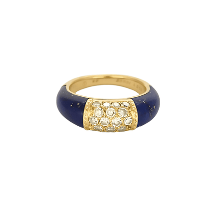 Bague Van Cleef & Arpels "Philippine" en or jaune et lapis lazuli