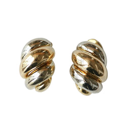 Boucles d'oreilles Clips VAN CLEEF & ARPELS en or blanc et or jaune