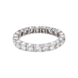 Bague Alliance Américaine Or blanc Diamant