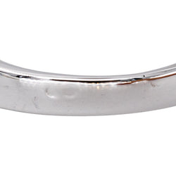 Bague Demi-alliance Or blanc Diamant