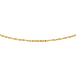 Collier Maille tressée Or jaune