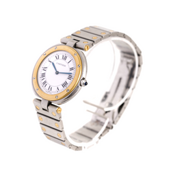 Montre CARTIER "Santos Vendôme" GM en or jaune et acier