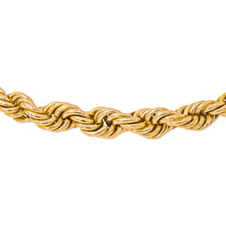 Collier Maille corde Or rose