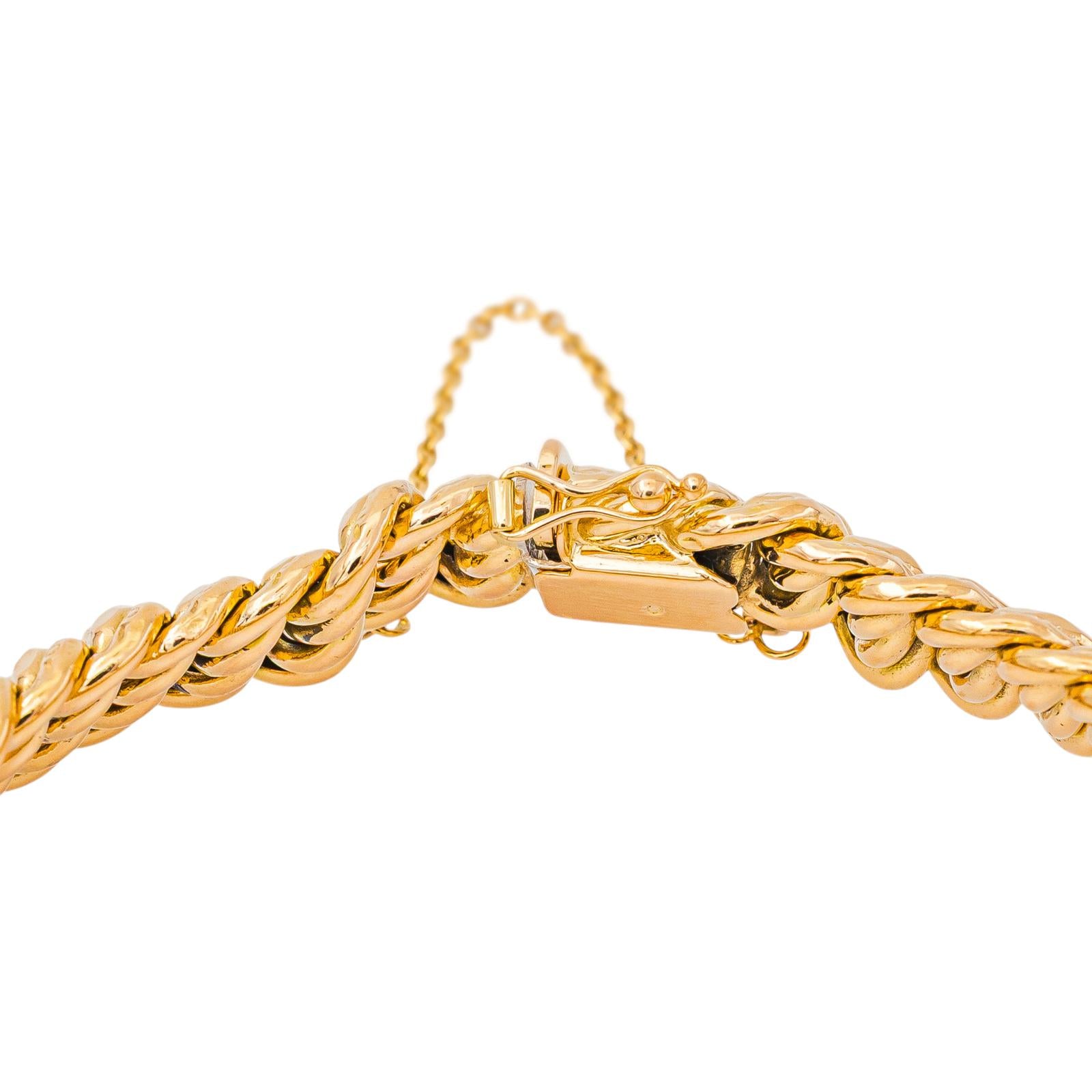 Bracelet Maille américaine Or rose