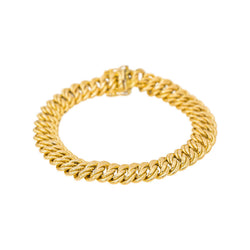 Bracelet Maille américaine Or jaune