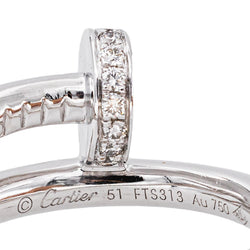 Cartier Bague Juste un clou Or blanc Diamant