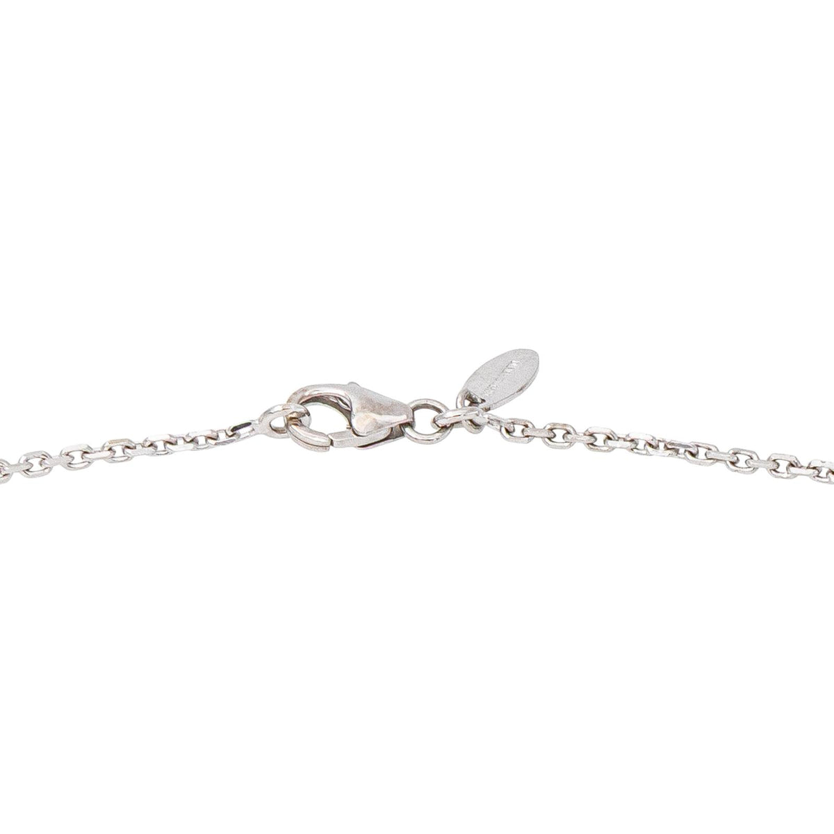 Collier Maille forçat Or blanc