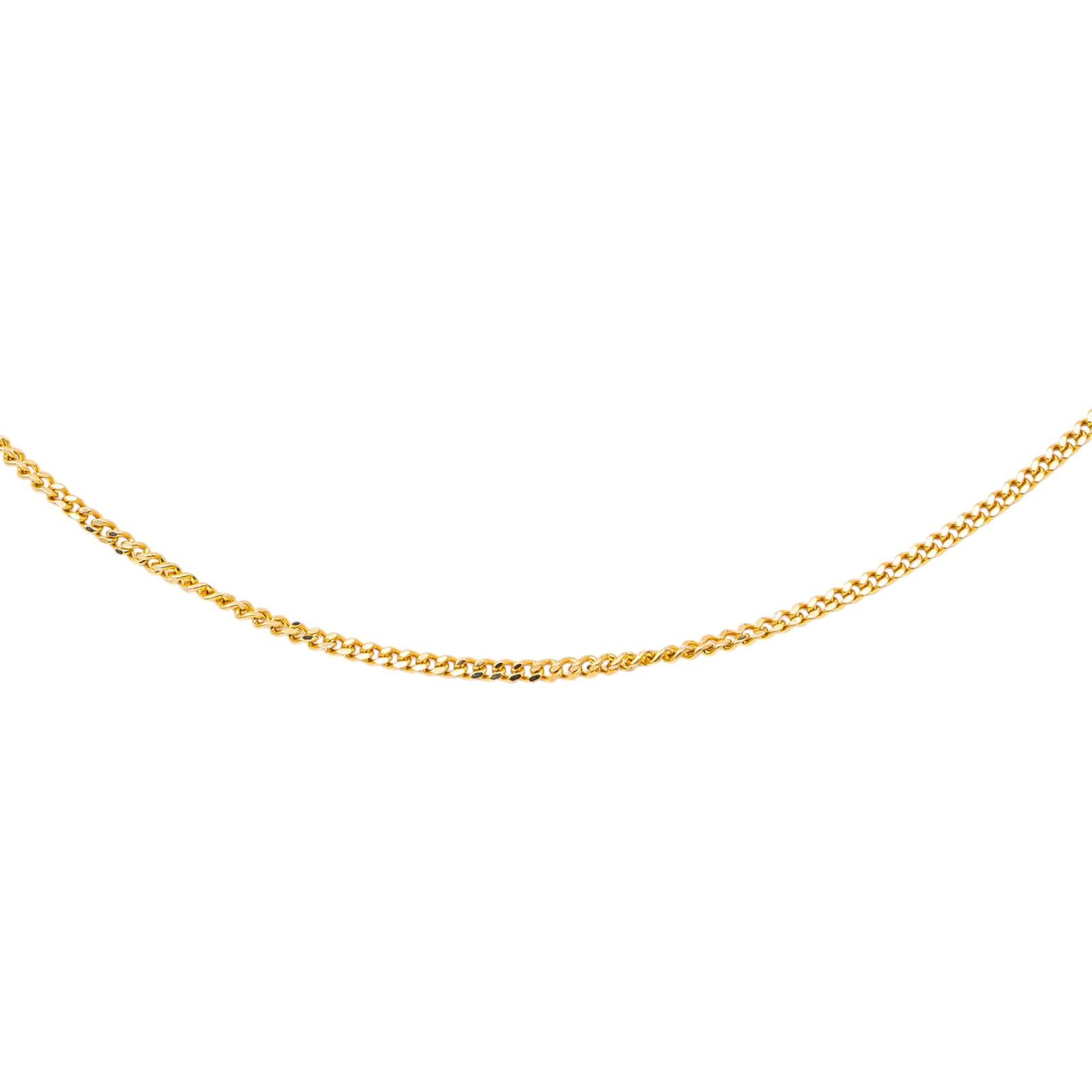 Collier Maille Gourmette Or jaune