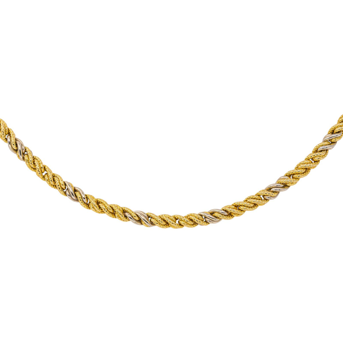 Collier Maille torsadée Or jaune