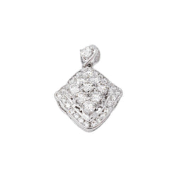 Pendentif Or blanc Diamant