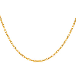 Collier Maille forçat Or jaune