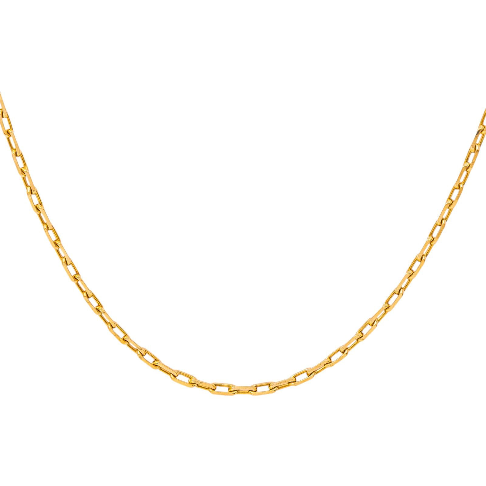 Collier Maille forçat Or jaune