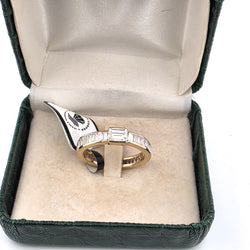 Bague Alliance VERETTA en or jaune et diamants
