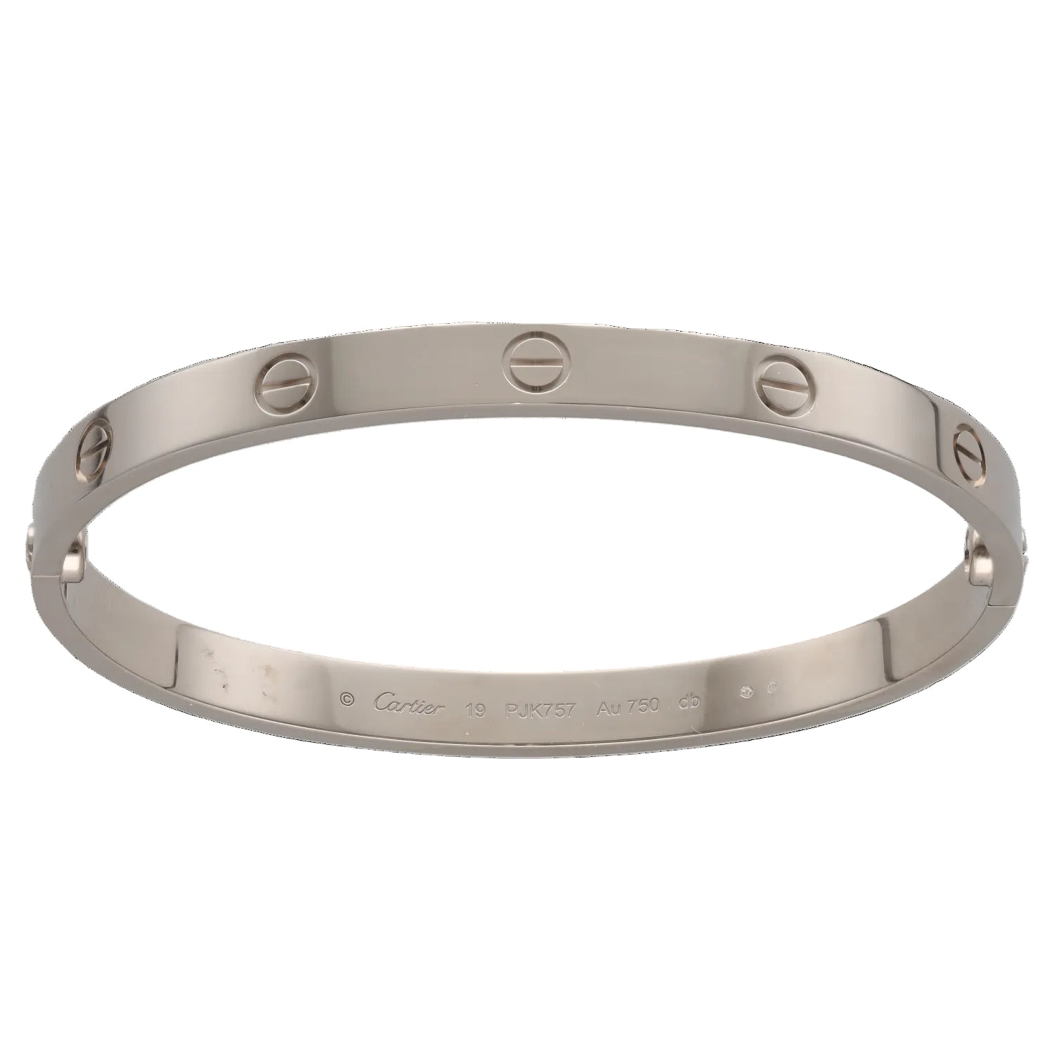 Bracelet Jonc CARTIER "Love" en or blanc