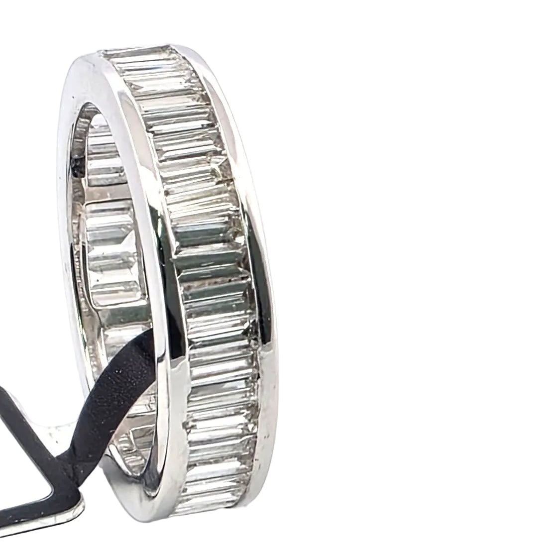 Bague Alliance en or blanc et diamants