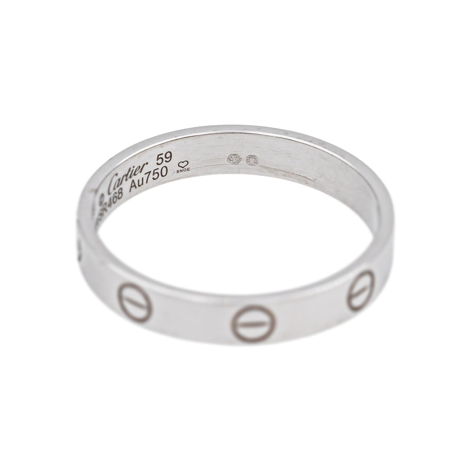 Cartier  Bague  Love  Or blanc
