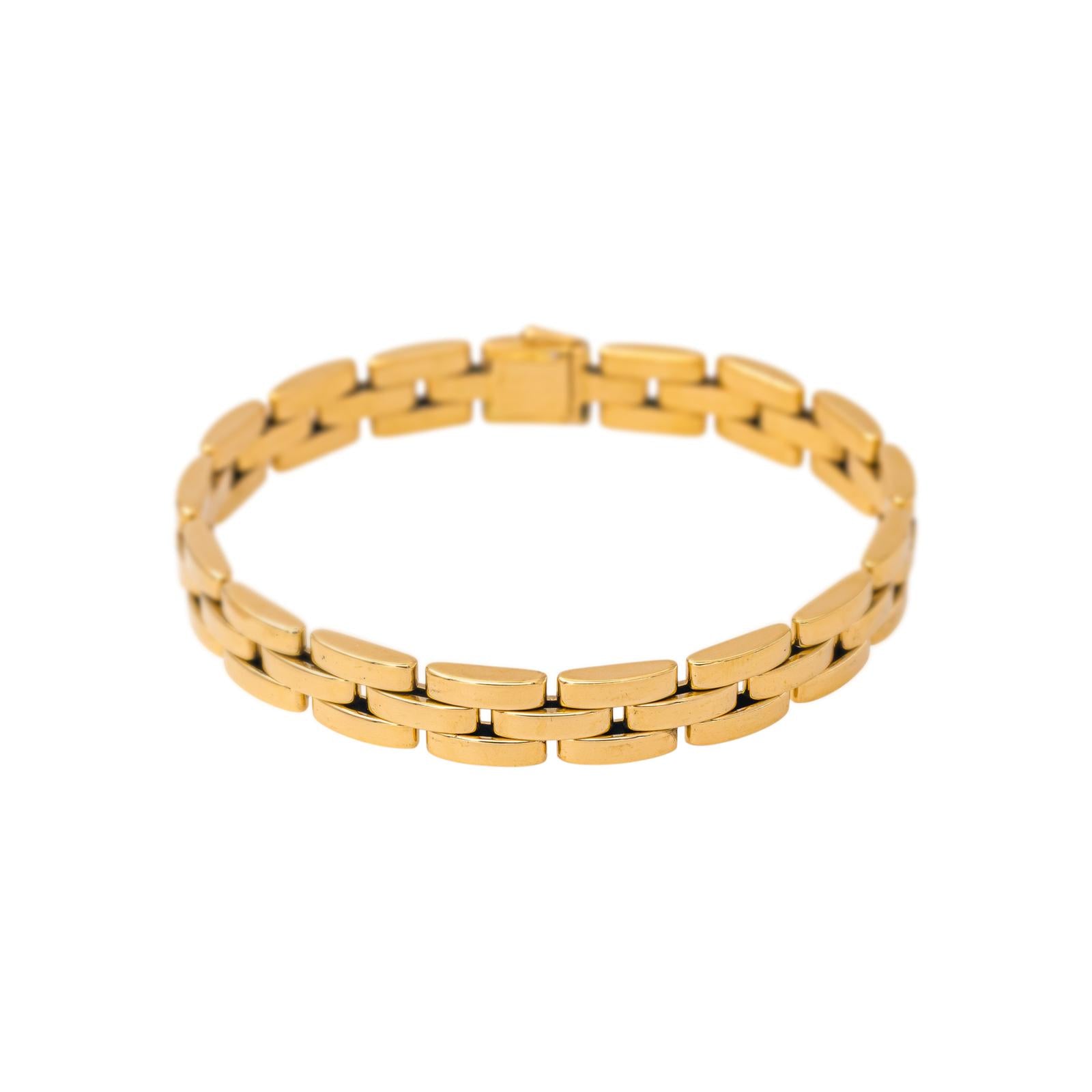 Bracelet Maille Grain de riz Or jaune