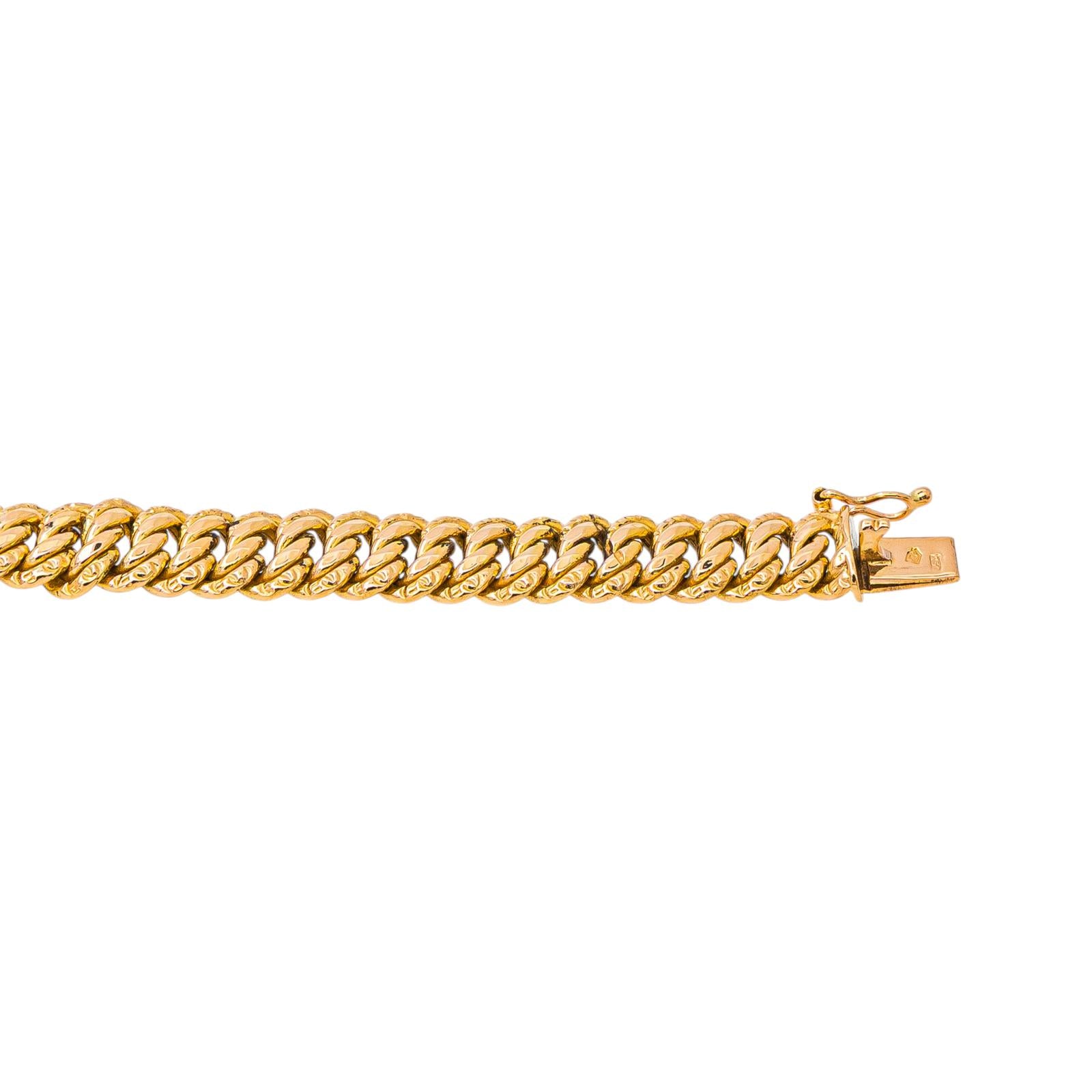 Collier  Maille américaine  Or rose